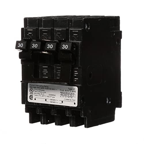 Siemens Q23030CT2 Quadplex Miniature Circuit Breaker (Type QT)
