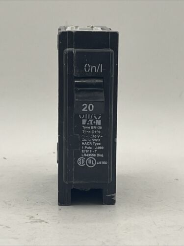 Eaton BR120 Thermal Magnetic Circuit Breaker - Black