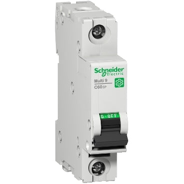 Square D by Schneider Electric Miniature Circuit Breaker (MCB), Multi9 C60SP, 1P, 2A, D Curve, 10kA (UL1077), 10kA (IEC/EN 60947-2)