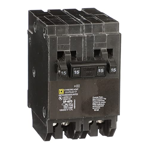 Square D HOMT1515215CP Tandem Circuit Breaker (Homeline Series)