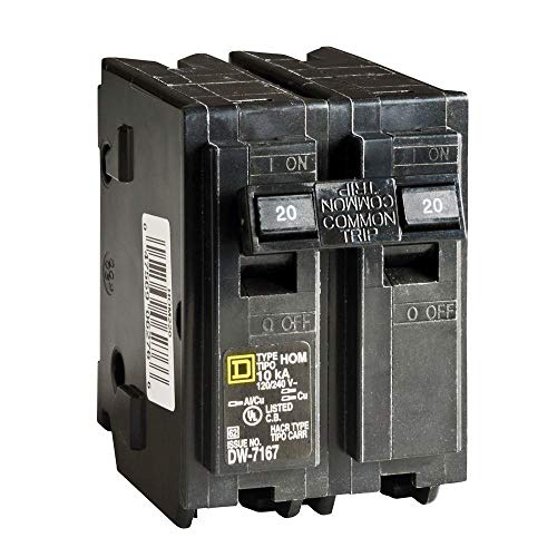 Square D HOM220CP Homeline Tandem Miniature Circuit Breaker