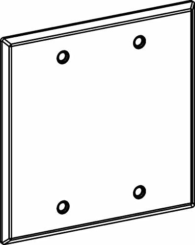 Orbit 2-BC-G – 2-Gang Weatherproof Blank Cover