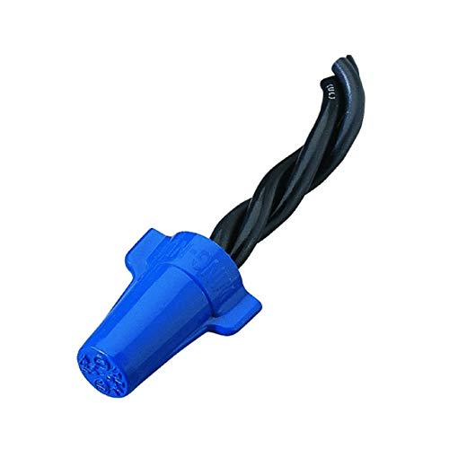 IDEAL INDUSTRIES 30-454 – Blue Wing-Nut Wire Connector (Pack of 25)