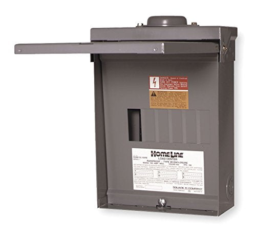 Square D Homeline HOM612L100RB – Outdoor Main Lug Load Center
