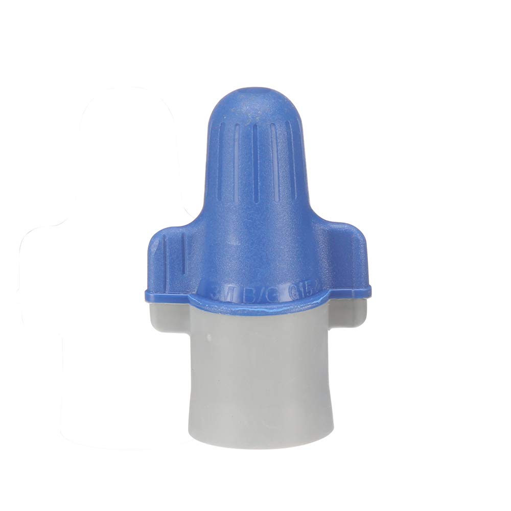 3M™ Performance Plus Wire Connector B/G+ JUG, Blue/Gray, Flexible Steel Spring, 14–6 AWG, Copper Jug of 250