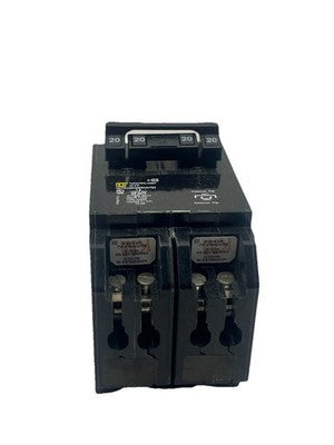 Square D Homeline HOMT220220 Quad Tandem Circuit Breaker (20 A × 2, 120/240 VAC)