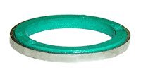 Bridgeport SR-100 Liquid Tight Sealing Ring with Steel Retainer, 1 in, Polyethylene, Zinc Plated