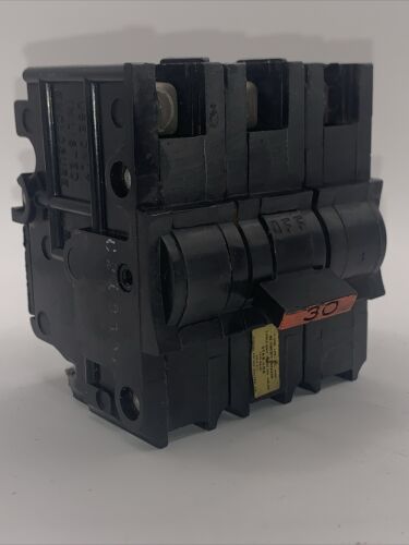 FPE NA330 RED THICK Circuit Breaker, 30A, 120VAC, 3-Pole - Free Shipping