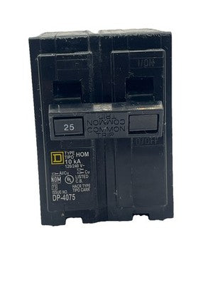 Square D HOM225CP – 25 Amp, 2-Pole Circuit Breaker