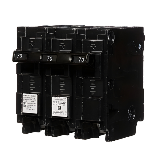 Murray MP370 3‑Pole Plug‑In Circuit Breaker (70 A, 240 VAC)