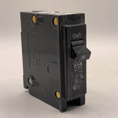 Eaton Corporation BRP115A1CS Single Pole Interchangeable Circuit Breaker 120V 15