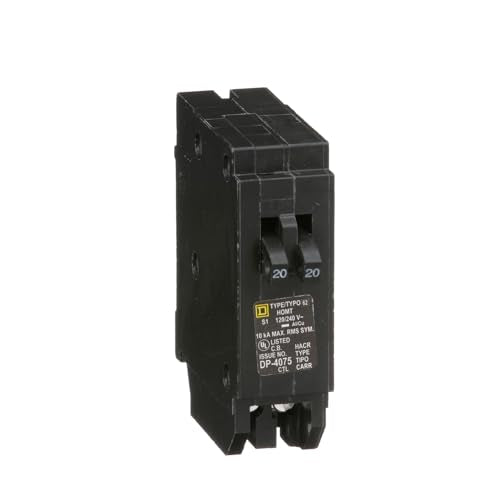 Square D HOMT2020CP Homeline Tandem Miniature Circuit Breaker