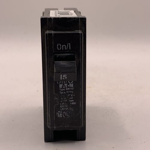 Eaton Corporation BRP115A1CS Single Pole Interchangeable Circuit Breaker 120V 15