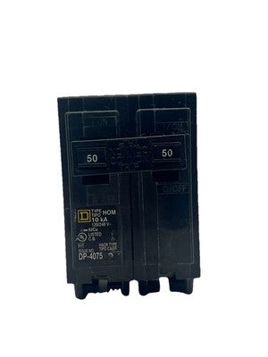 Square D HOM250CP Homeline 50‑Amp 2‑Pole Circuit Breaker