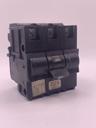 Federal Pacific NA320 3-Pole Stab-Lok Circuit Breaker 20A 240VAC 3 Phase