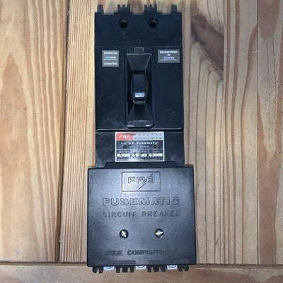 FPE (Federal Pacific Electric) Type XF Fusematic Circuit Breaker — Reconditioned (Model: XF‑3‑100‑600)