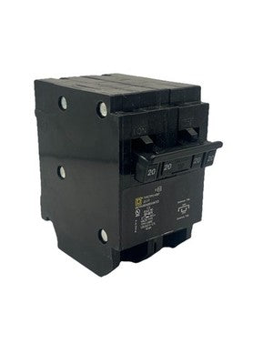 Square D Homeline HOMT220220 Quad Tandem Circuit Breaker (20 A × 2, 120/240 VAC)